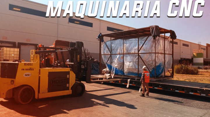 instalación de maquinaria cnc seil rigging