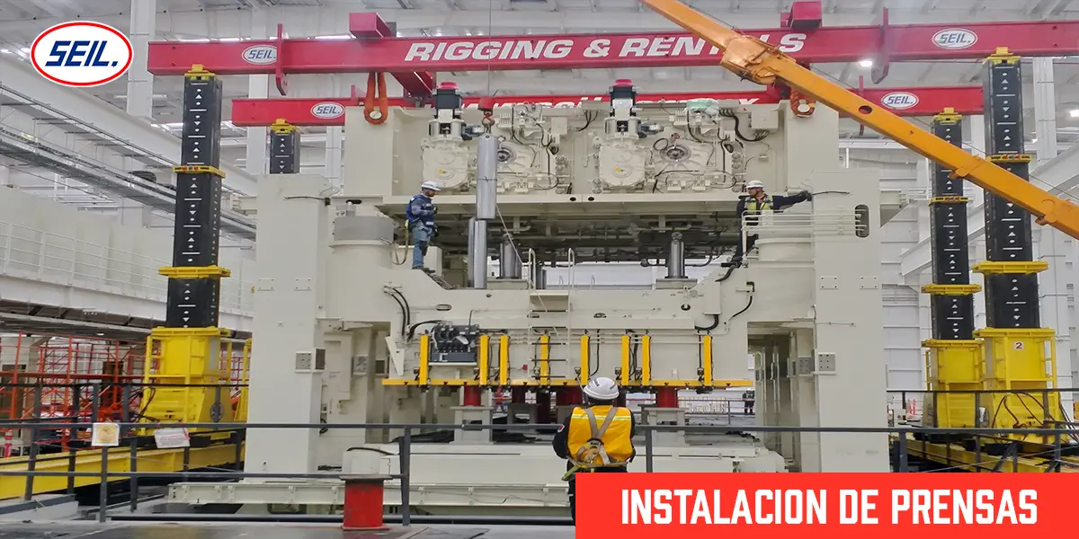 Especialistas en Rigging e Instalación de Maquinaria Industrial en la Región Noreste Instalación de Prensas