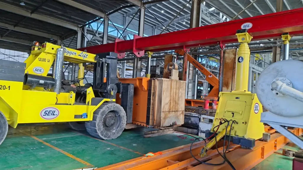 Éxito en El Bajío: Instalación de Maquinaria de Prensa Industrial instalacion de maquinaria rigging prensas seil